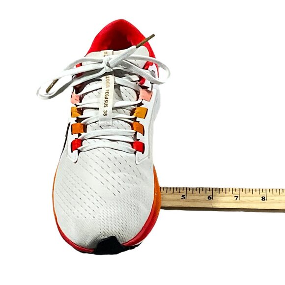 Nike Shoes Womens 8.5 White Gradient Air Zoom Pegasus 38 Sneaker Trainer Running - Picture 15 of 16
